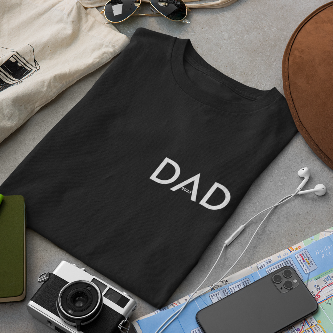 T-Shirt - Dad Logo mit Jahr