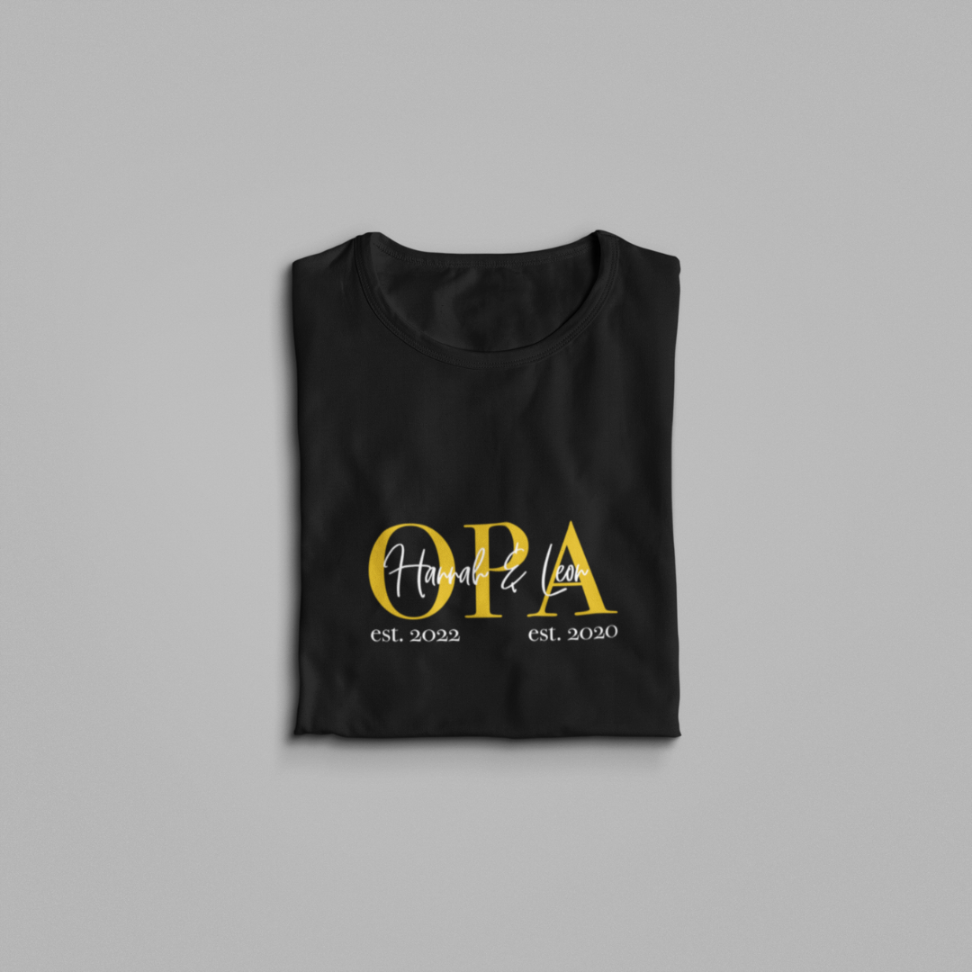 Organic Shirt - Opa Gold