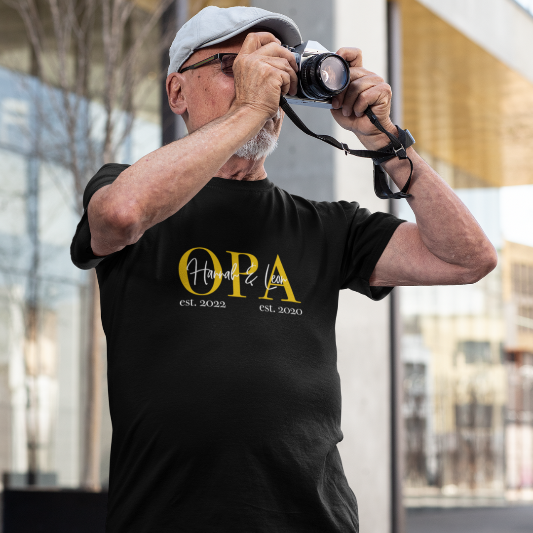 Organic Shirt - Opa Gold