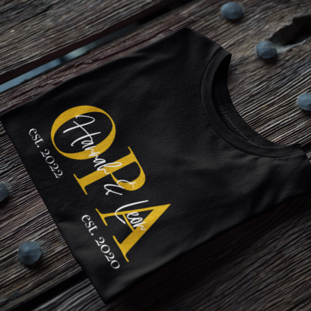 Organic Shirt - Opa Gold