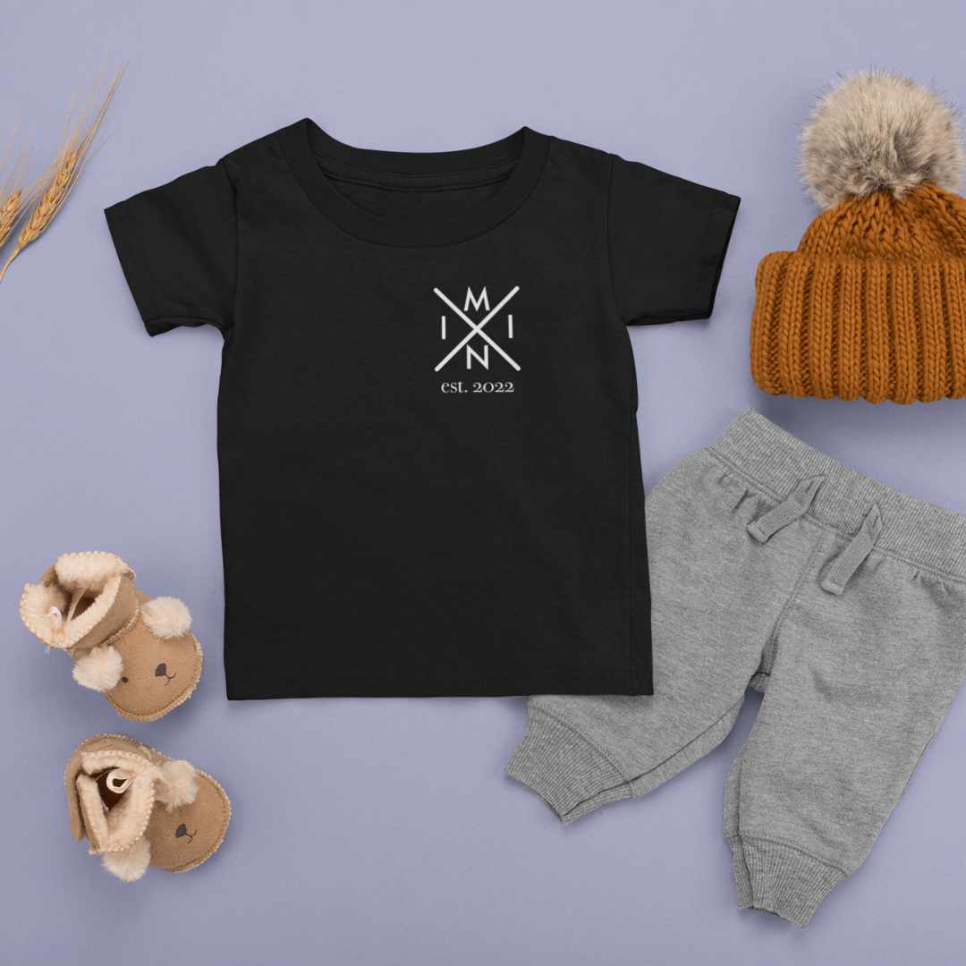 Organic Baby Shirt - Mini Monogram