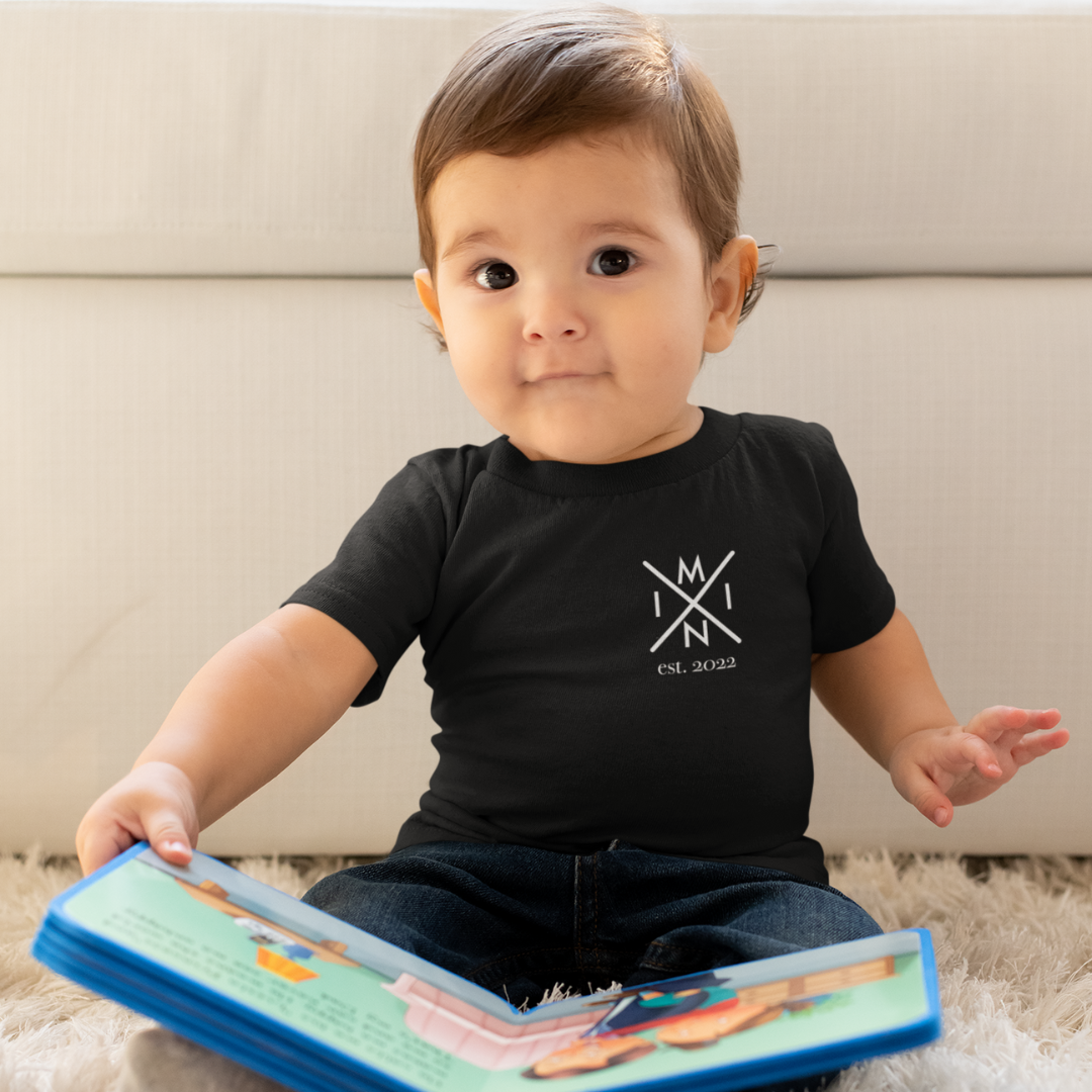 Organic Baby Shirt - Mini Monogram