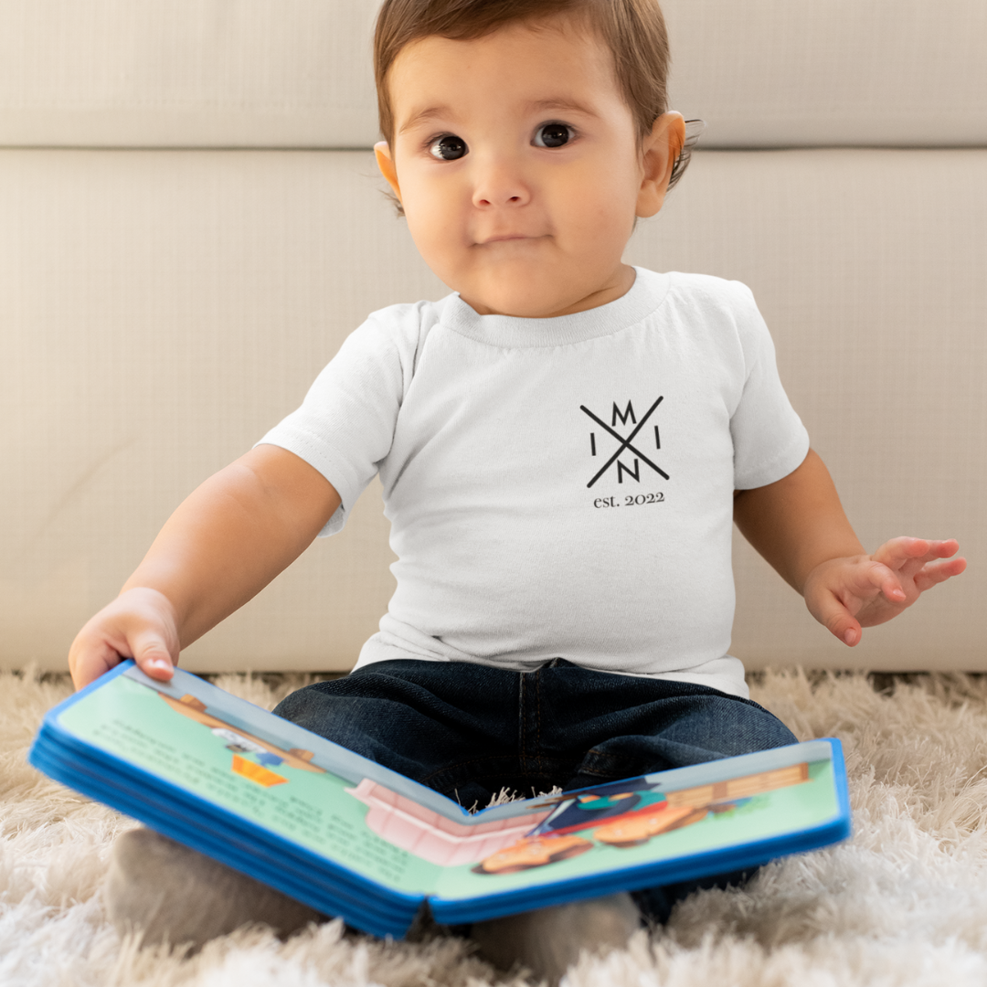 Organic Baby Shirt - Mini Monogram