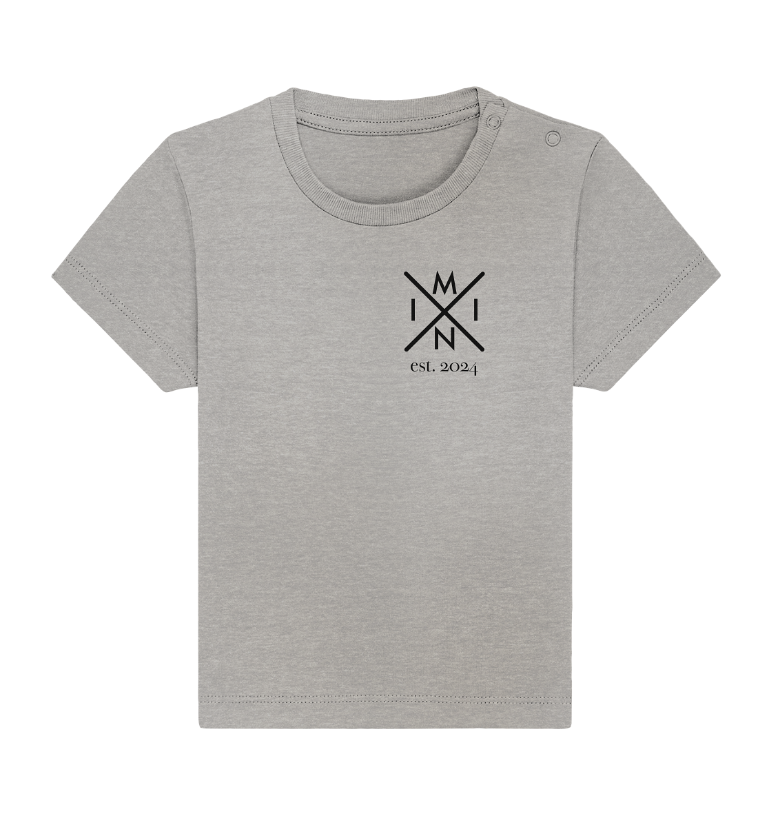 Organic Baby Shirt - Mini Monogram