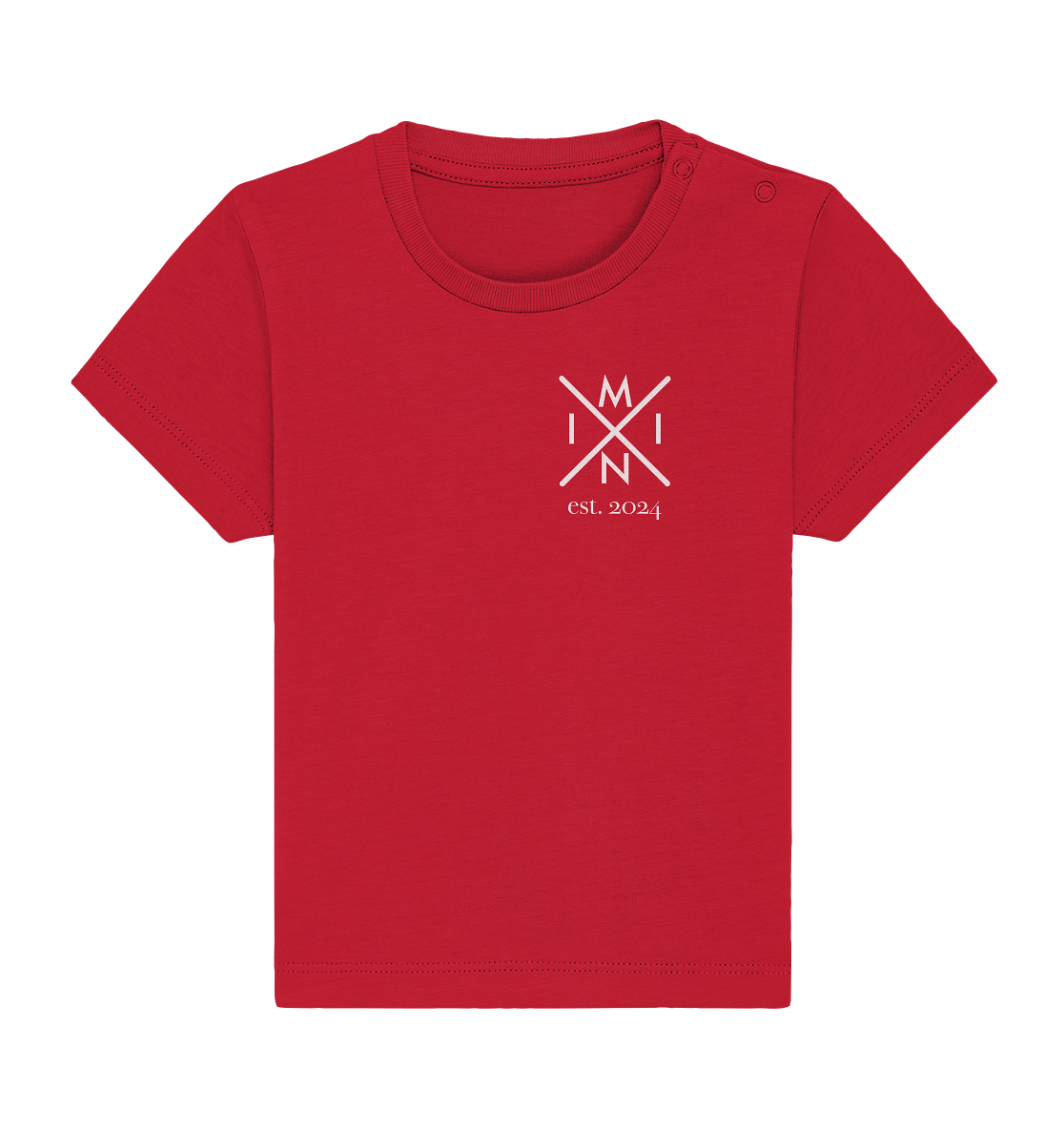 Organic Baby Shirt - Mini Monogram