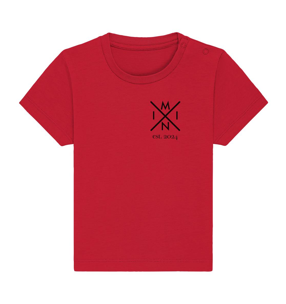 Organic Baby Shirt - Mini Monogram