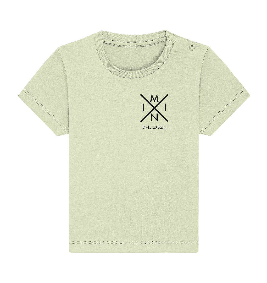 Organic Baby Shirt - Mini Monogram