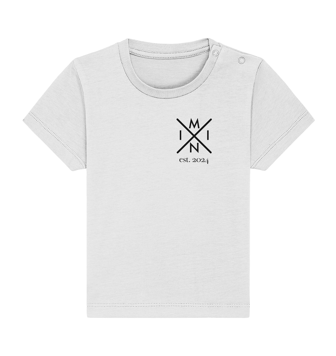 Organic Baby Shirt - Mini Monogram