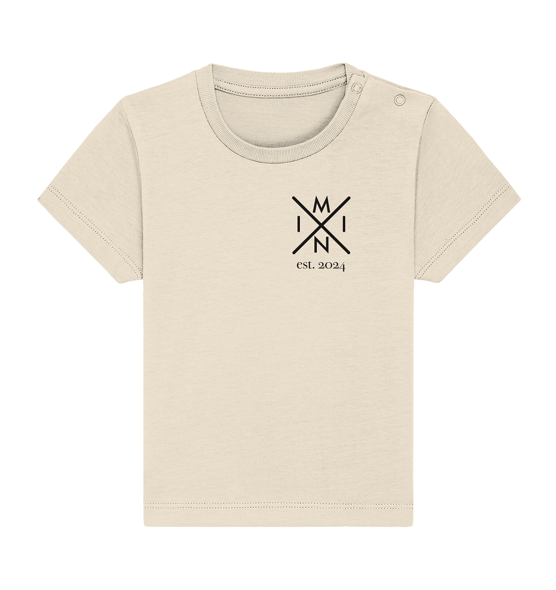 Organic Baby Shirt - Mini Monogram