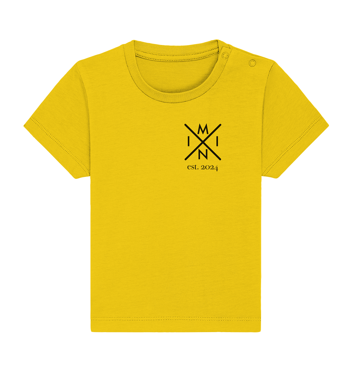 Organic Baby Shirt - Mini Monogram