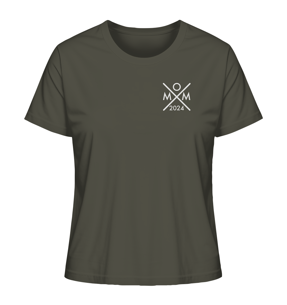 Organic Ladies Shirt - Mom Monogram