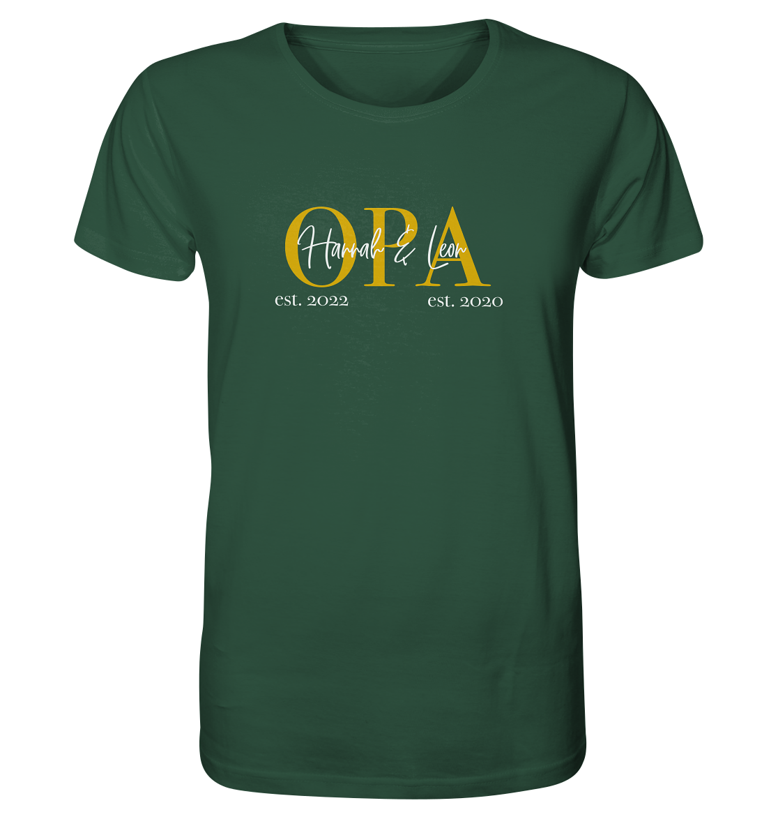Organic Shirt - Opa Gold