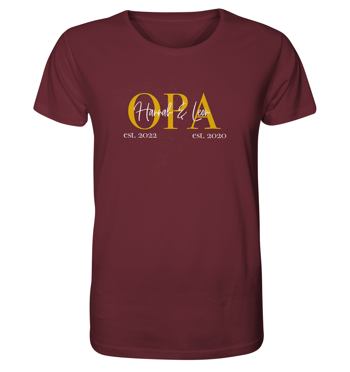 Organic Shirt - Opa Gold