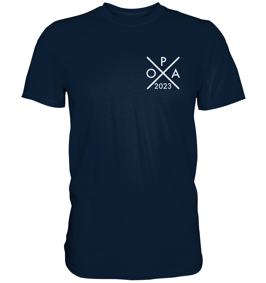 Ein Opa T-Shirt mit minimalistischem Design von ShirtDesire. Personalisierter Druck, hochwertige Materialien. Perfekt für stolze Opas, die ihren eigenen Stil ausdrücken möchten.