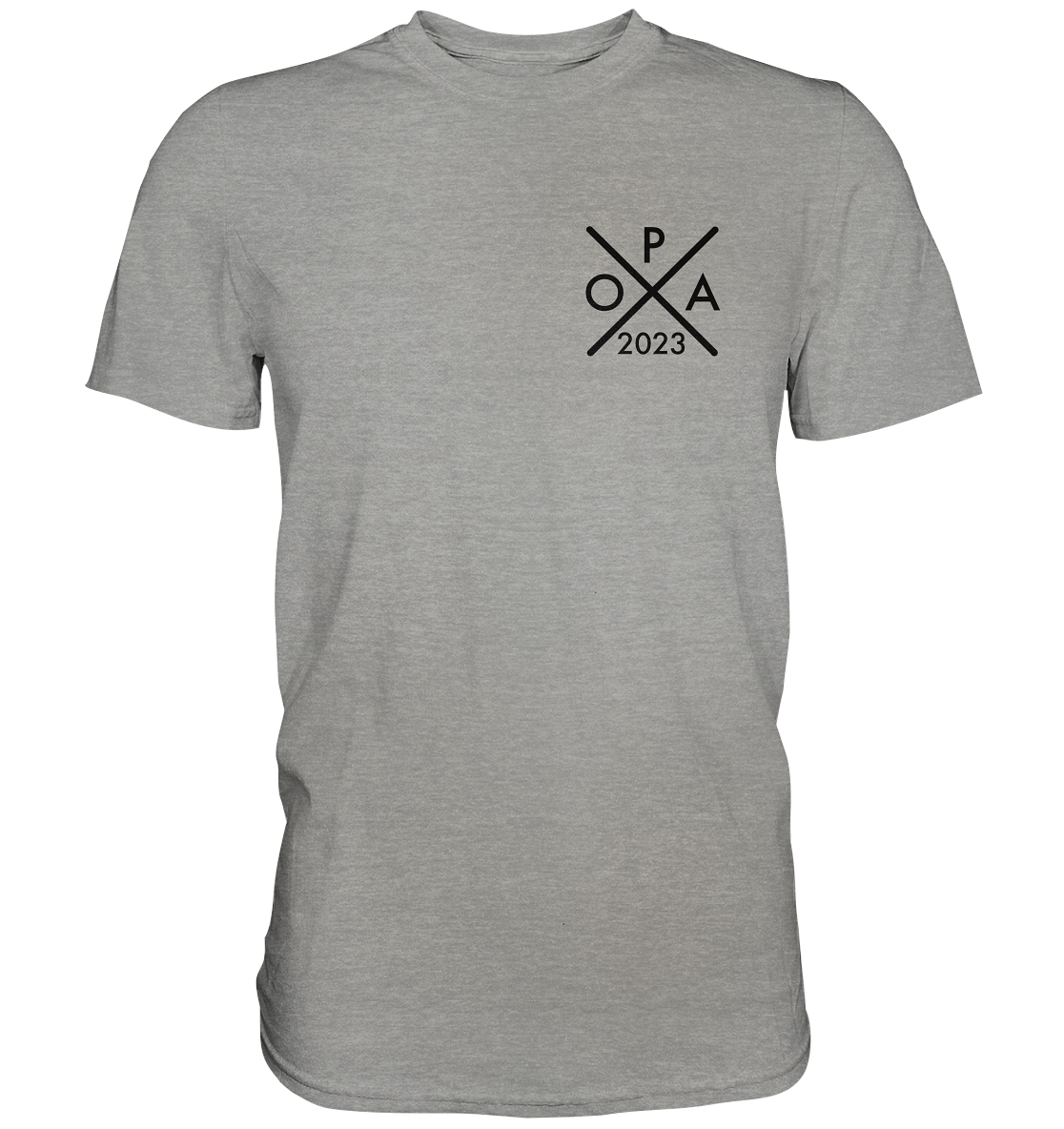 Ein Opa T-Shirt mit minimalistischem Design von ShirtDesire. Personalisierter Druck, hochwertige Materialien. Perfekt für stolze Opas, die ihren eigenen Stil ausdrücken möchten.