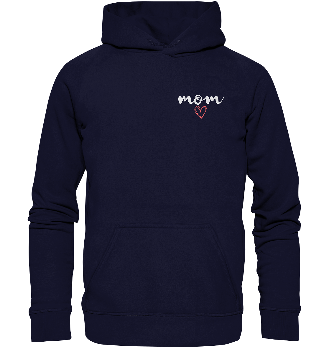 Hoodie - Mom Logo mit Herz