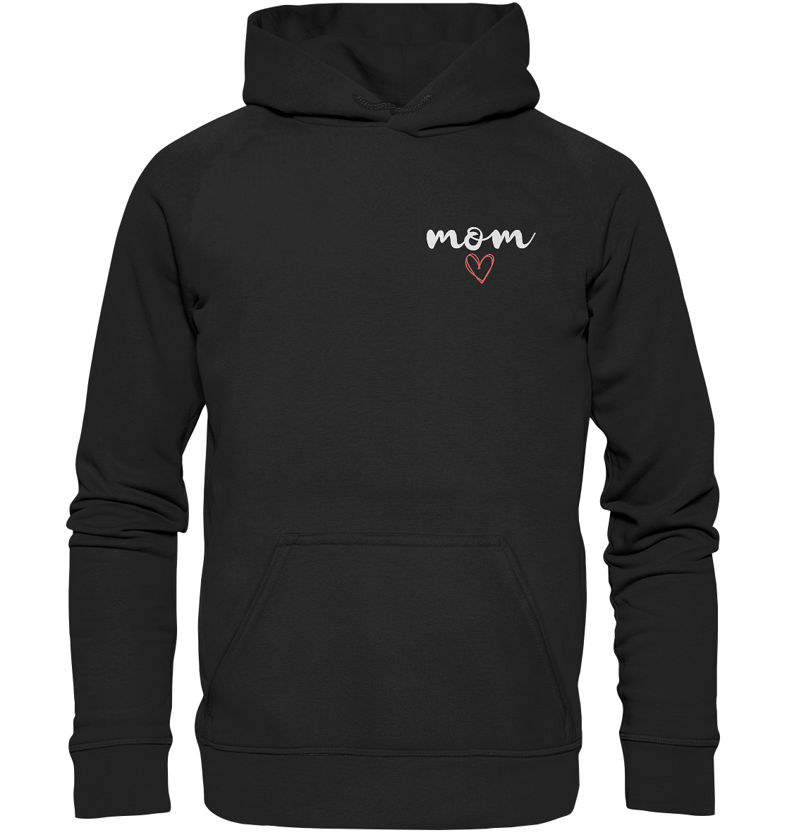 Hoodie - Mom Logo mit Herz