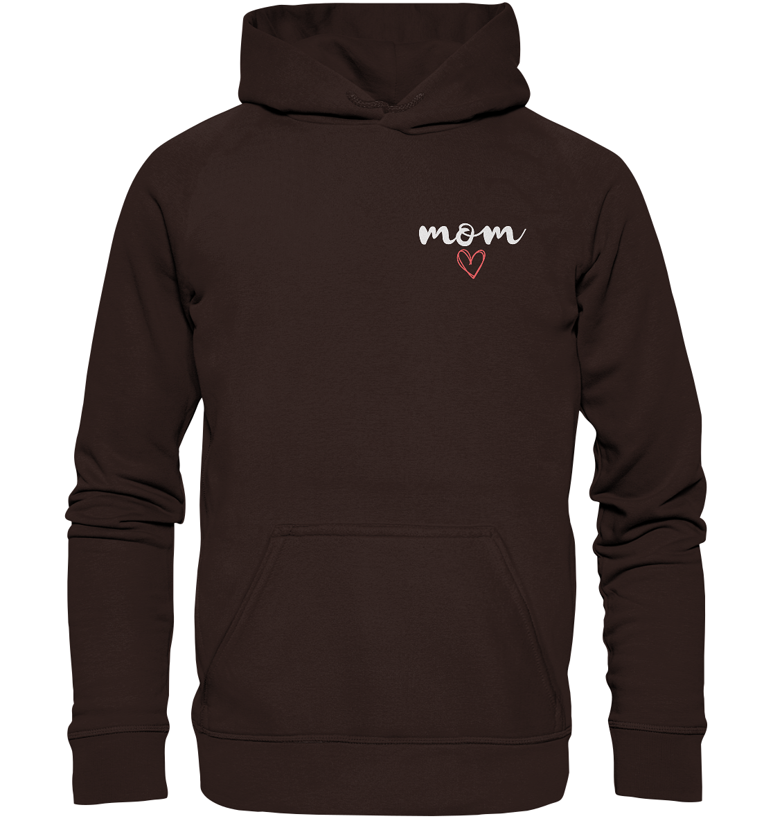 Hoodie - Mom Logo mit Herz