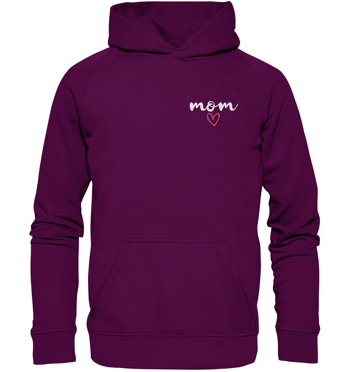 Hoodie - Mom Logo mit Herz