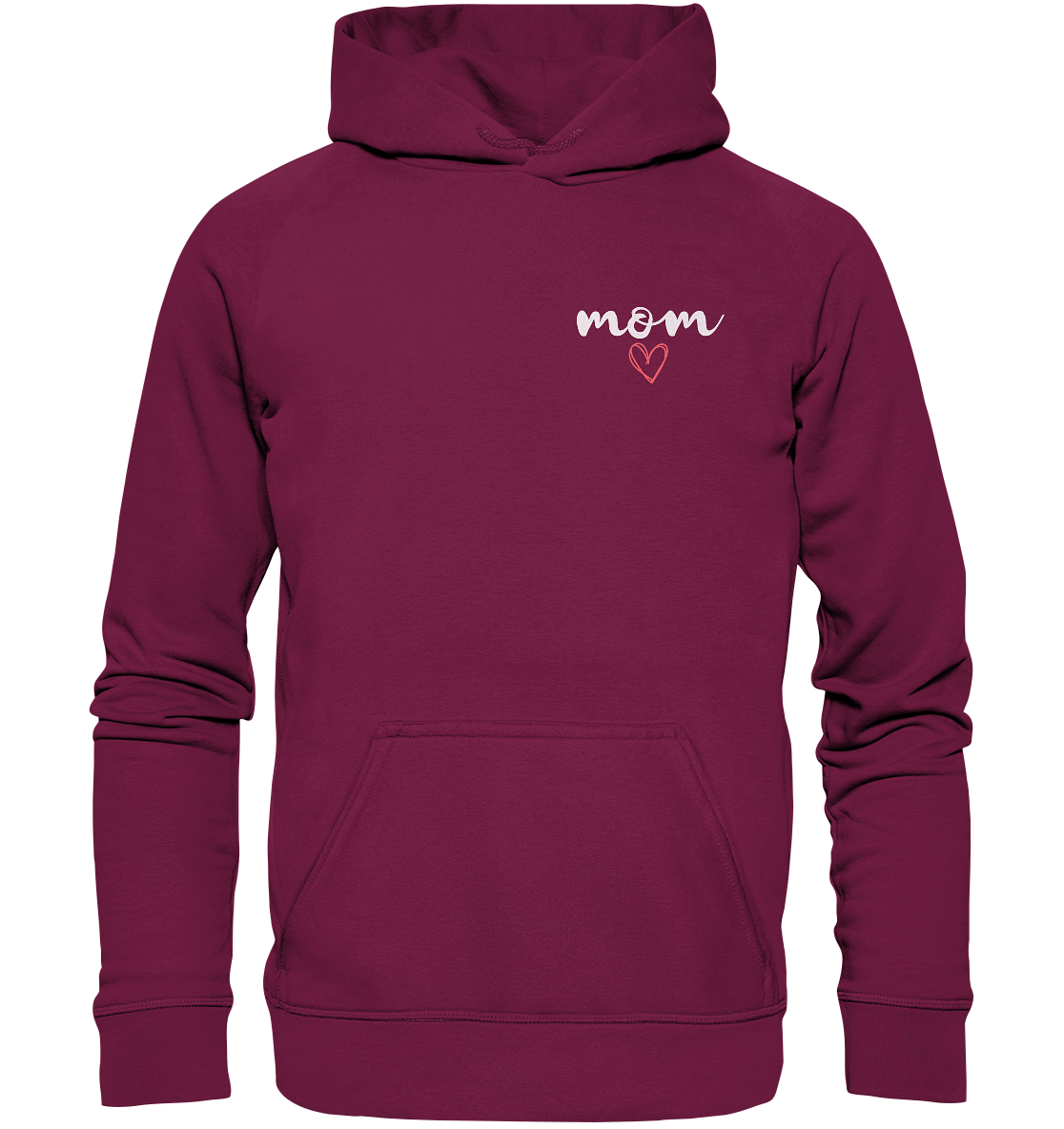 Hoodie - Mom Logo mit Herz