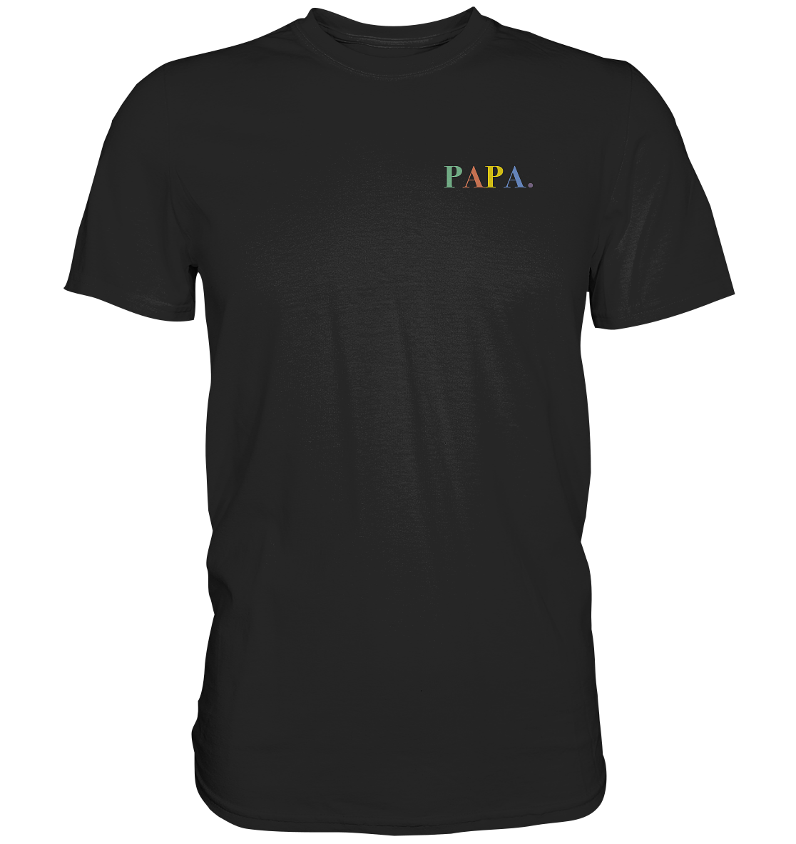 T-Shirt - Papa. Logo in bunt