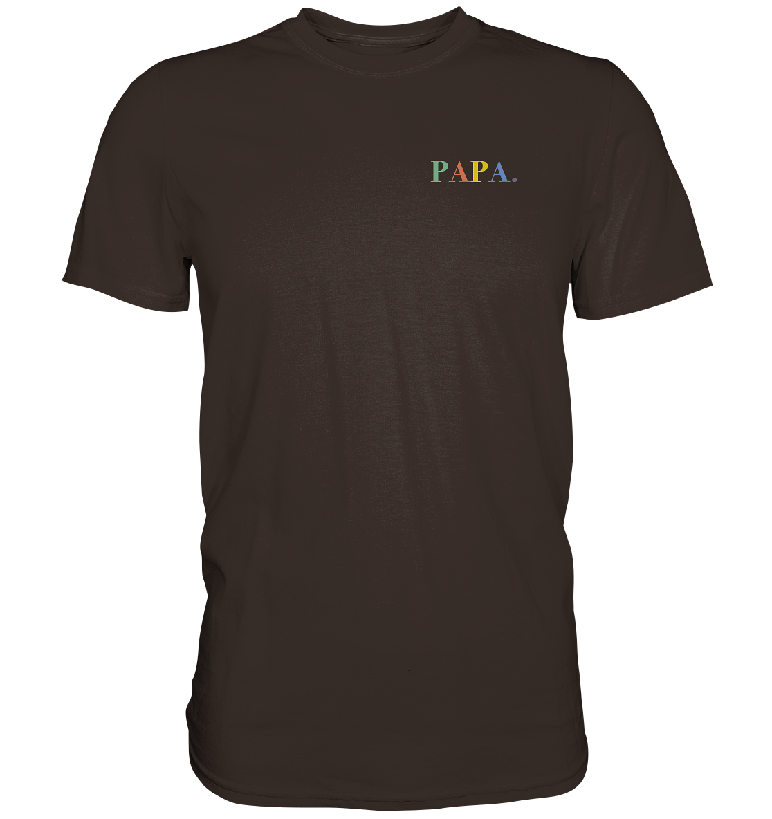 T-Shirt - Papa. Logo in bunt