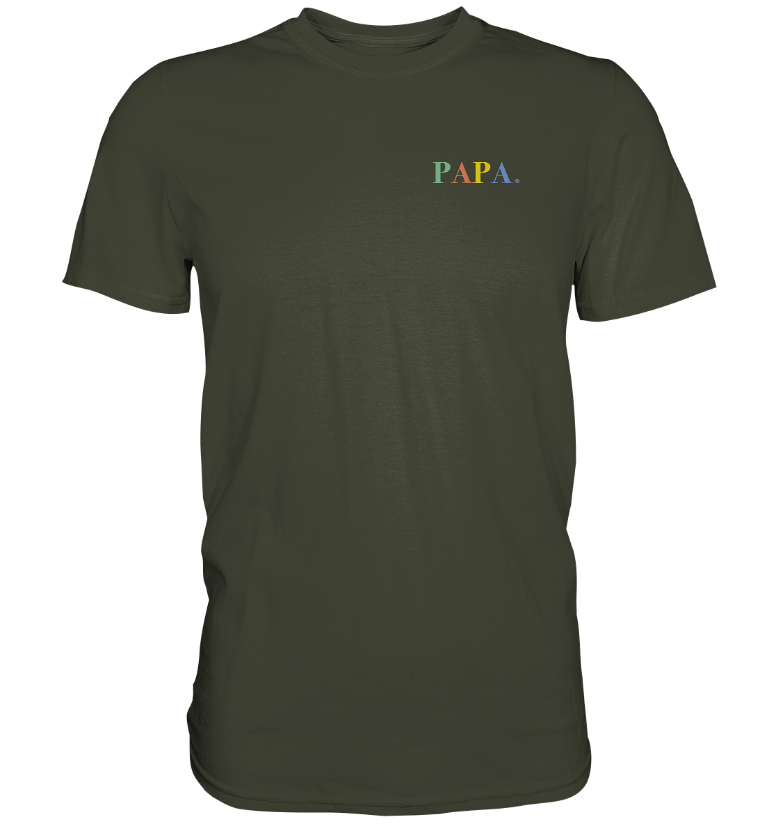 T-Shirt - Papa. Logo in bunt