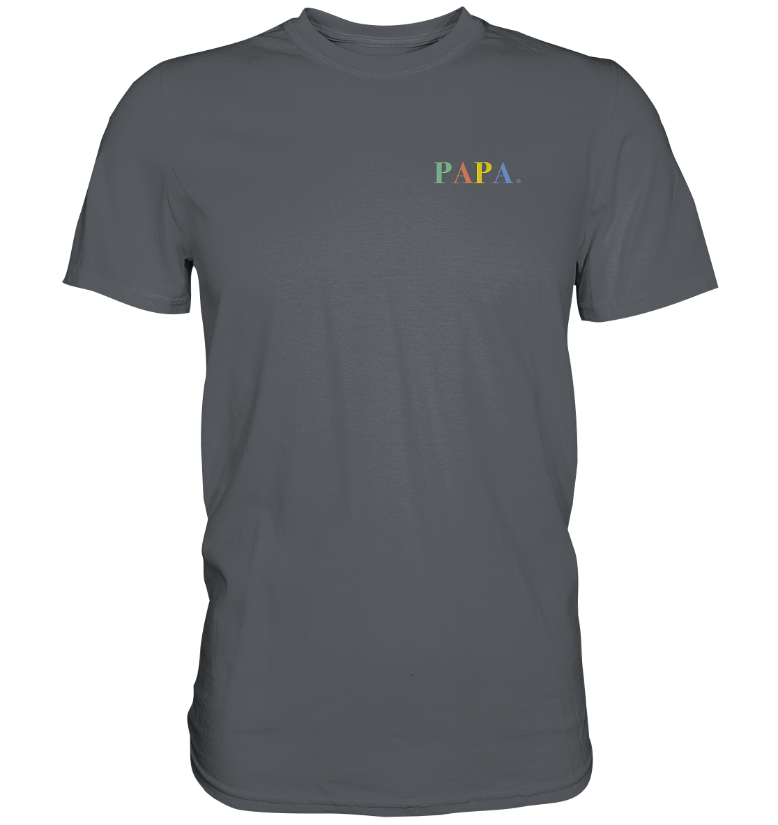 T-Shirt - Papa. Logo in bunt