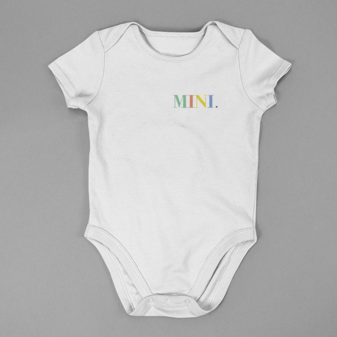 Organic Baby Bodysuite - Mini bunt.