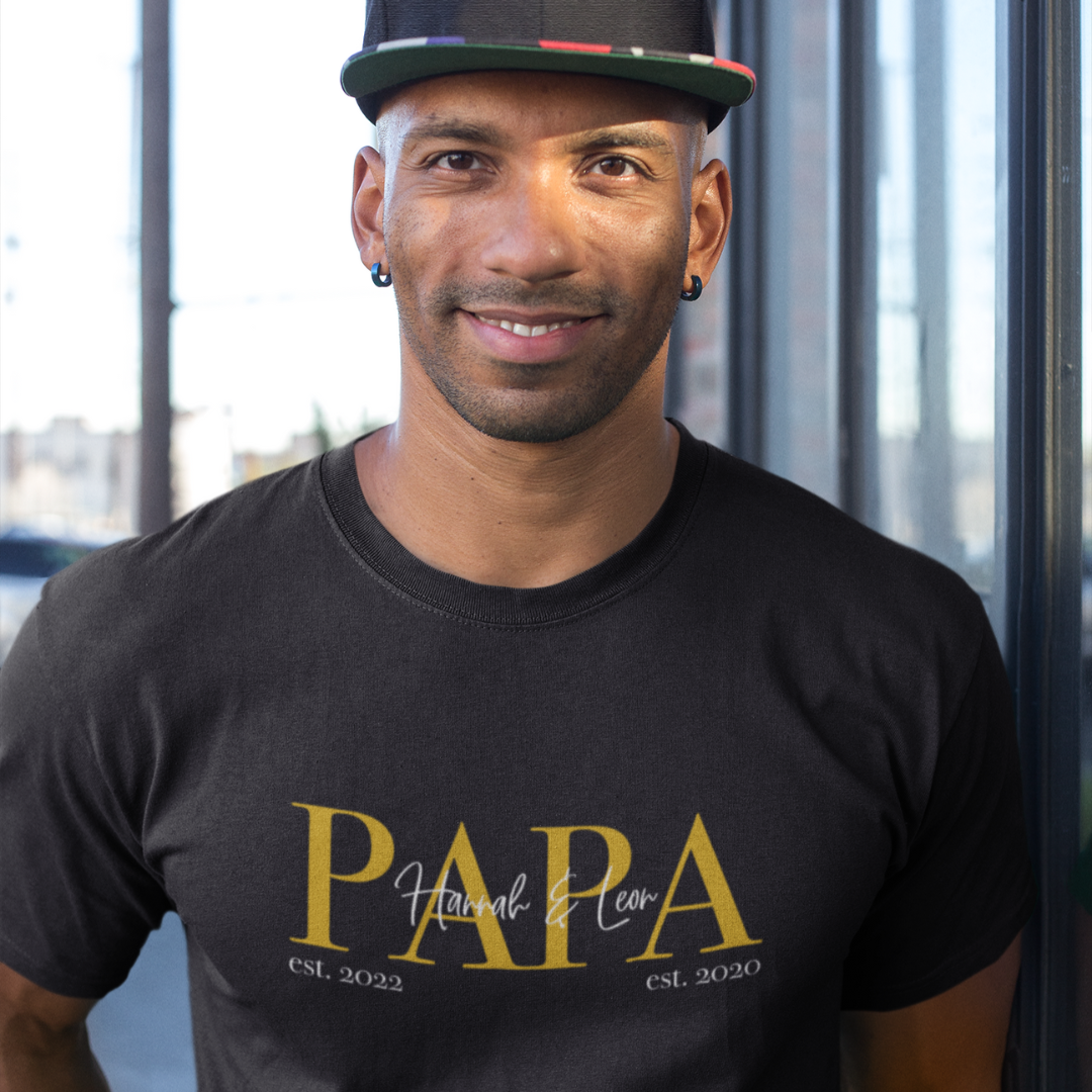 Organic Shirt - Papa Gold