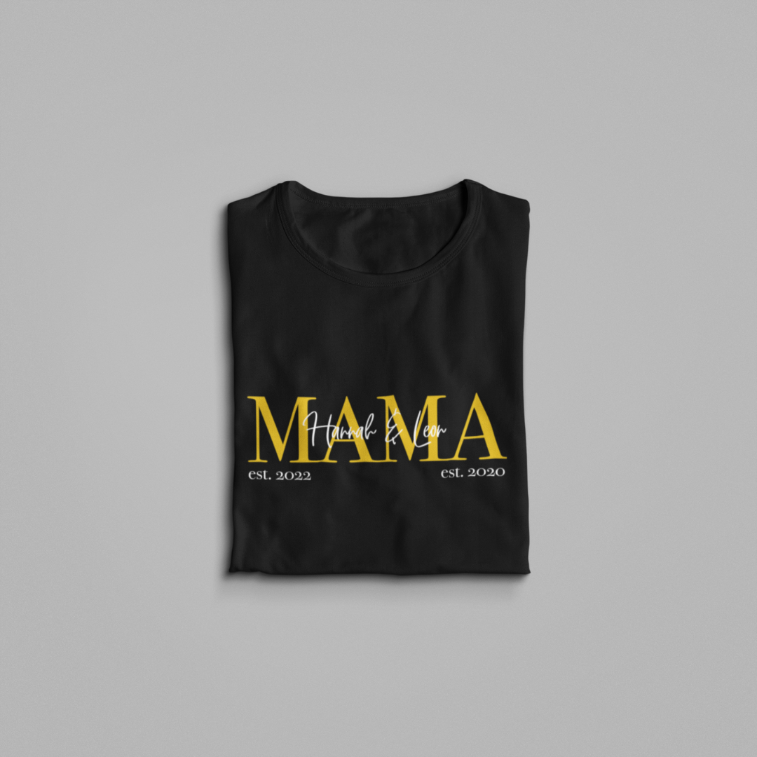 Organic Ladies Shirt- Mama Gold