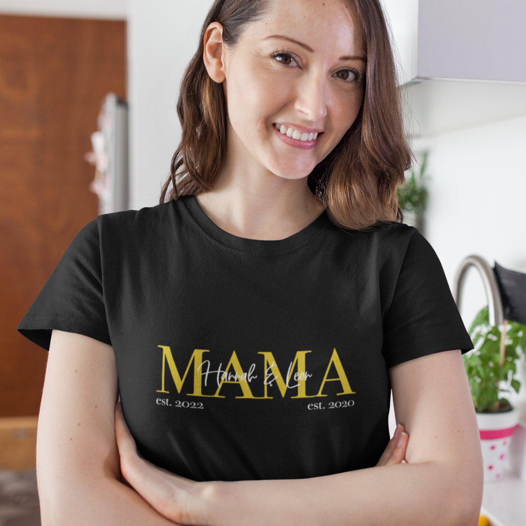 Organic Ladies Shirt- Mama Gold