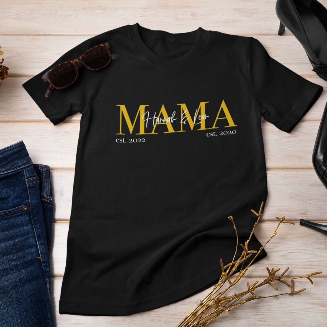 Organic Ladies Shirt- Mama Gold