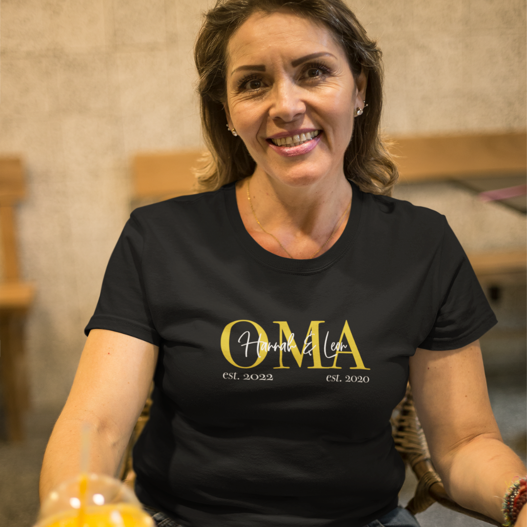 Organic Ladies Shirt- Oma Gold