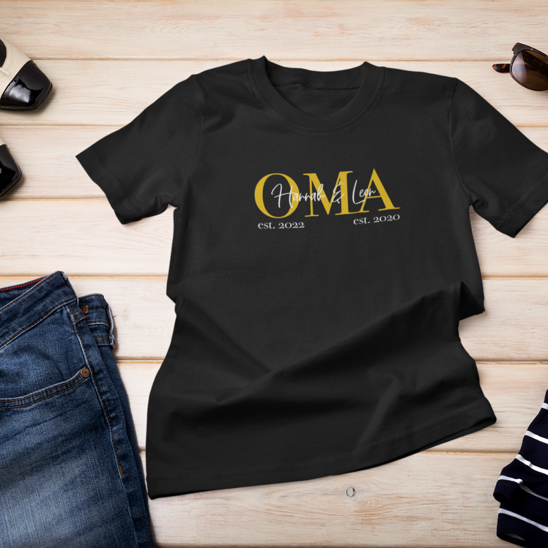 Organic Ladies Shirt- Oma Gold