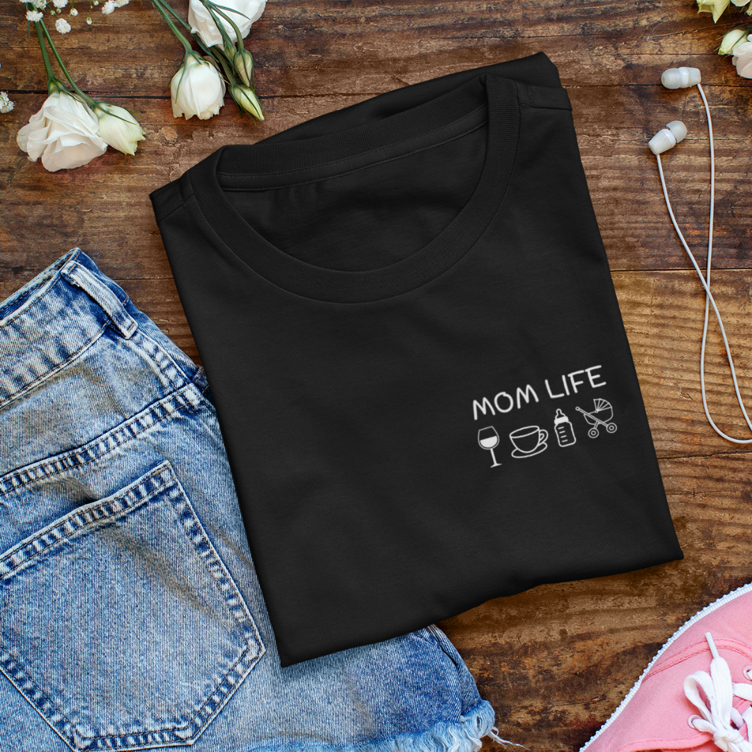 Organic Ladies Shirt - Mom Life