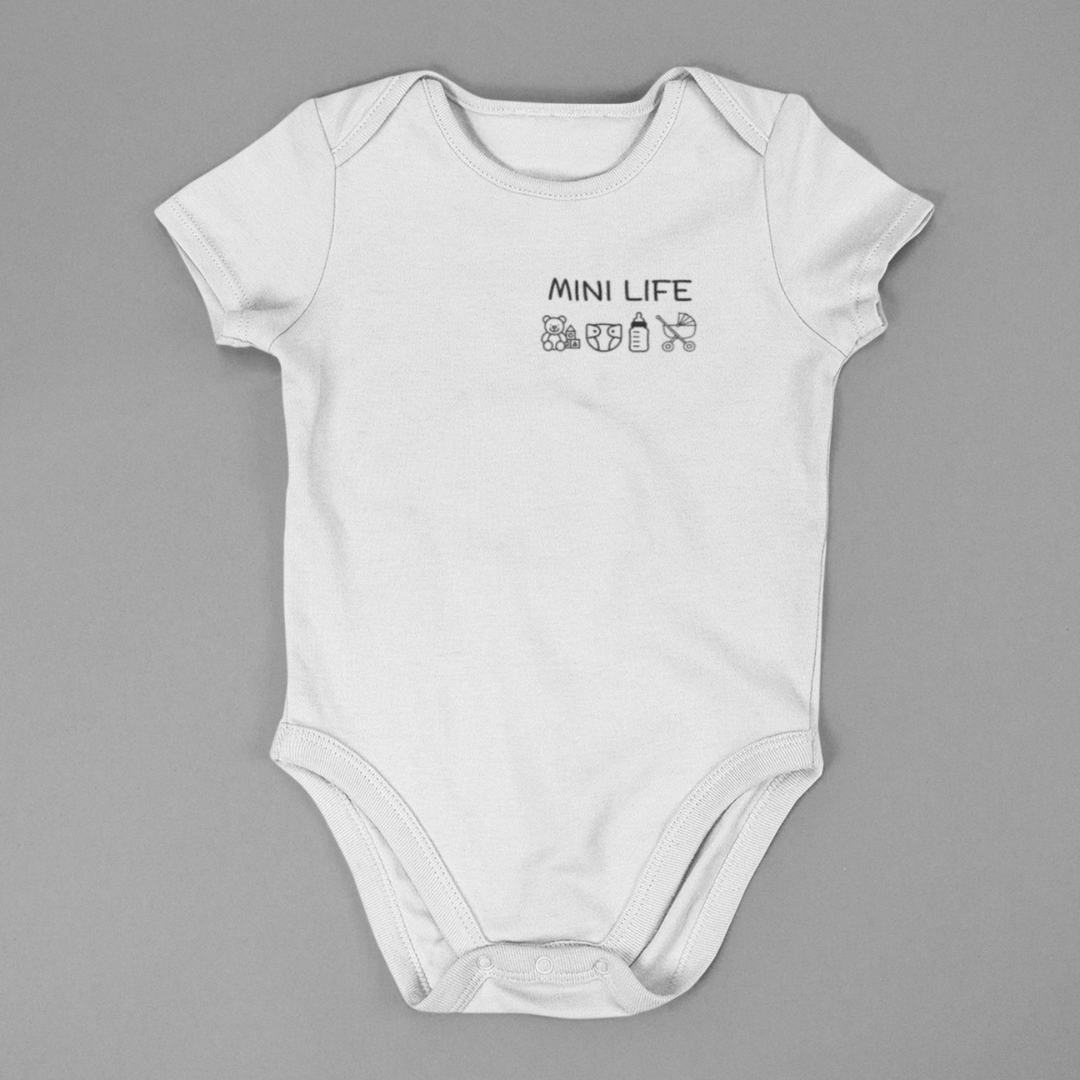 Organic Baby Bodysuite - Mini Life