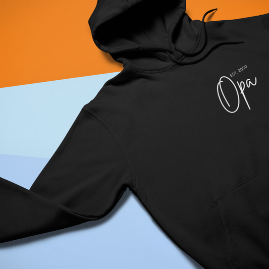 Organic Hoodie - Opa Kursiv