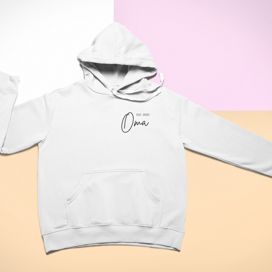 Organic Hoodie - Oma Kursiv