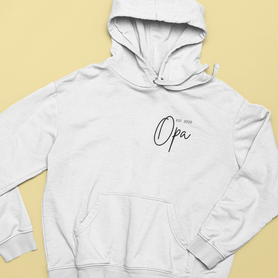 Organic Hoodie - Opa Kursiv