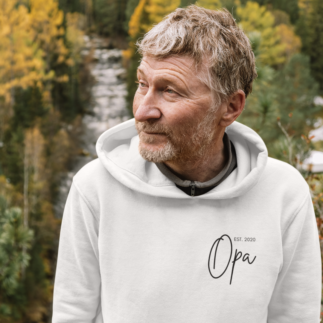 Organic Hoodie - Opa Kursiv