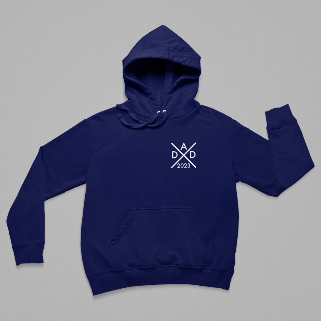 Organic Hoodie - Dad Monogram