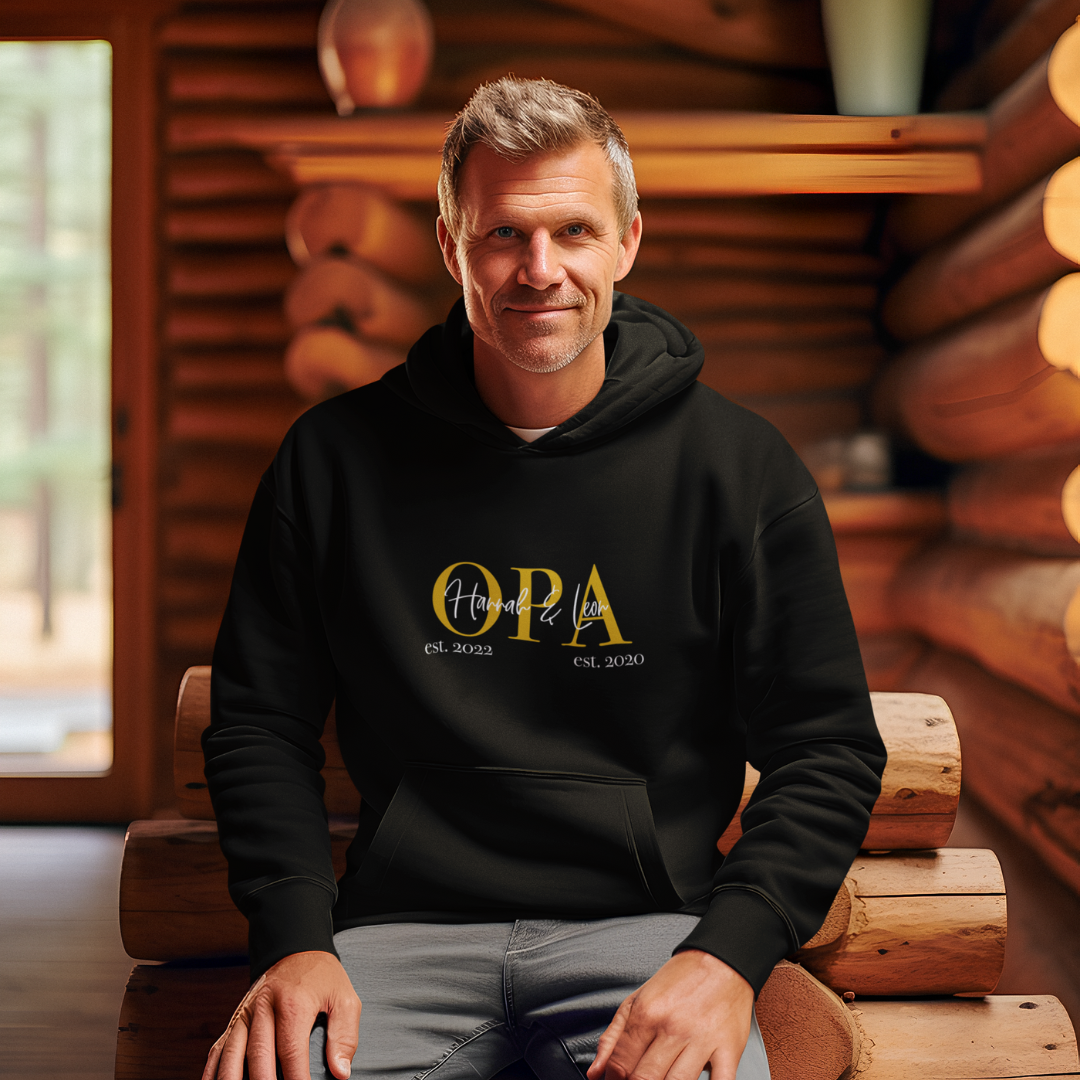 Organic Hoodie - Opa Gold