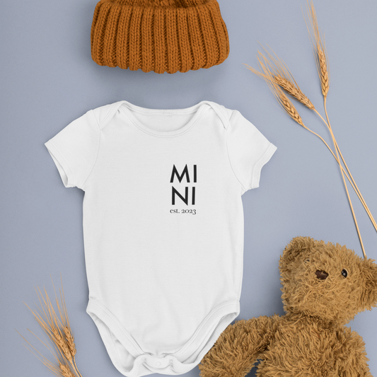 Organic Baby Bodysuite - Mini Logo