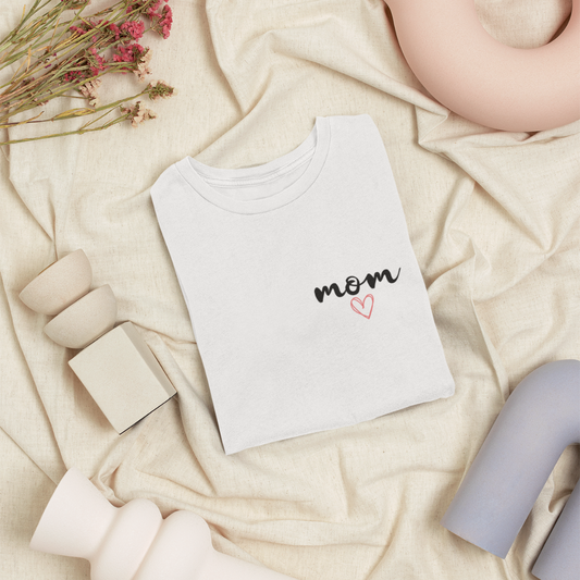 Ladies Organic Shirt - Mom Logo mit Herz