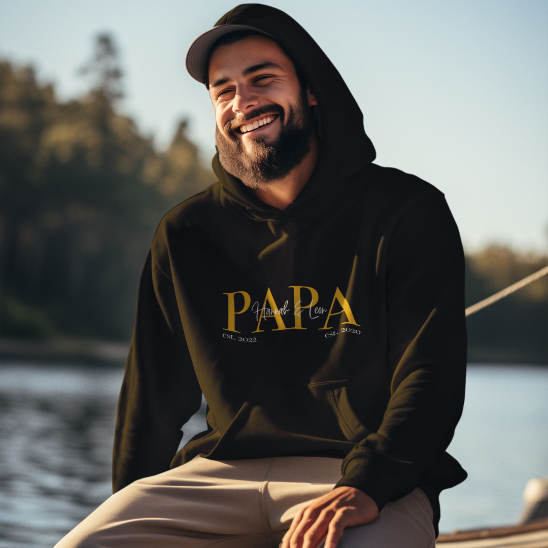 Organic Hoodie - Papa Gold