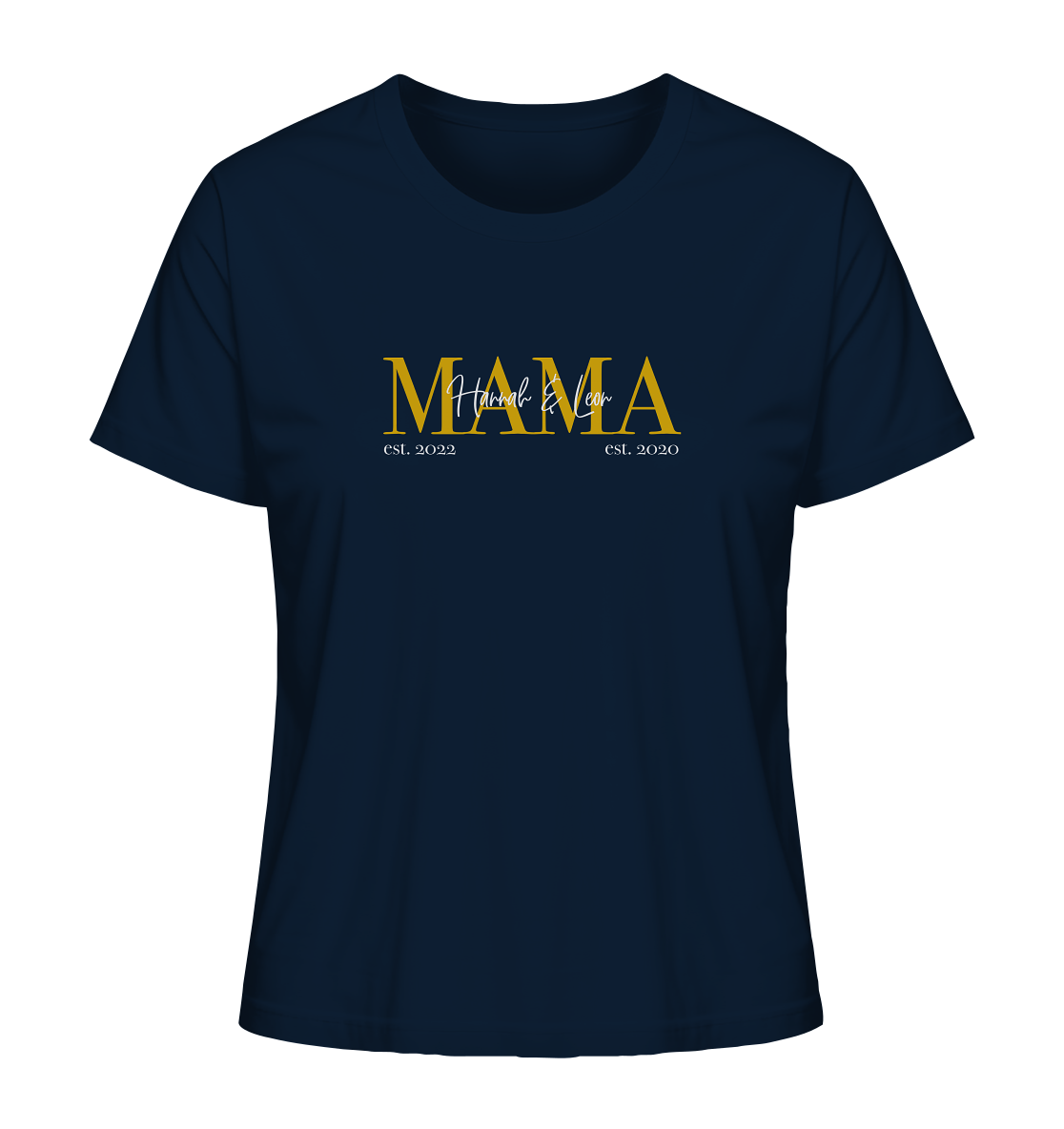 Organic Ladies Shirt- Mama Gold