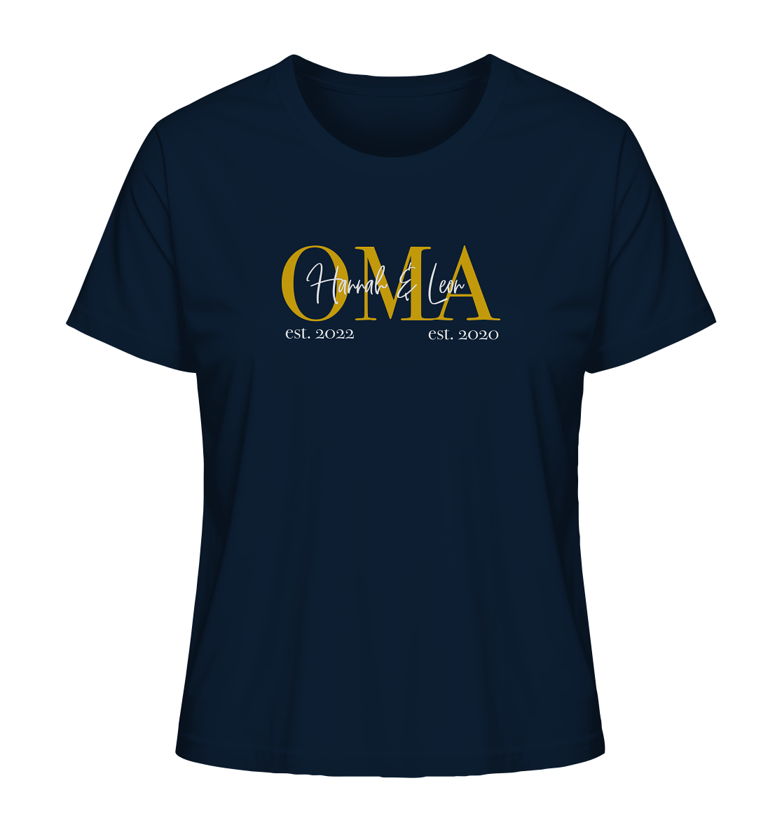 Organic Ladies Shirt- Oma Gold