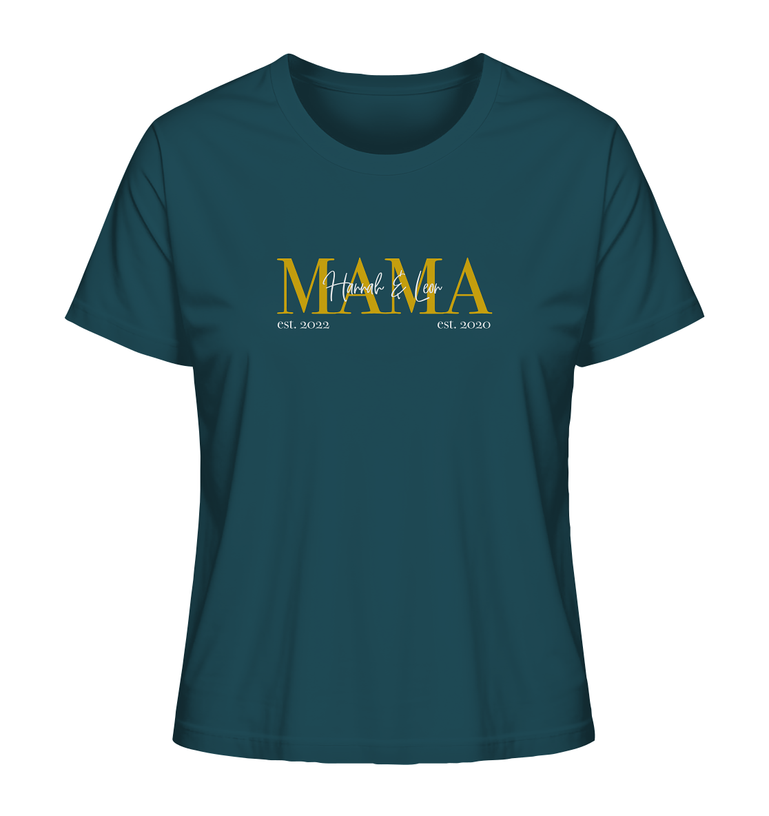 Organic Ladies Shirt- Mama Gold