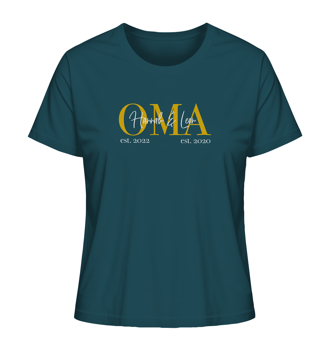 Organic Ladies Shirt- Oma Gold